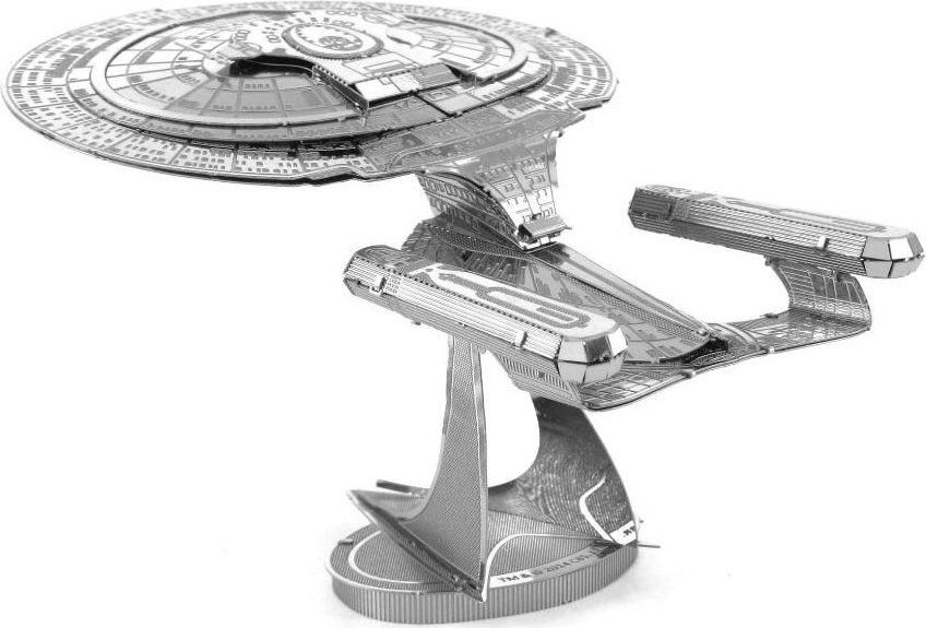METAL EARTH 3D puzzle Star Trek: U.S.S. Enterprise NCC-1701-D - obrázek 3