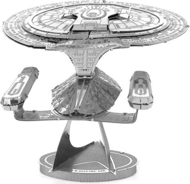 METAL EARTH 3D puzzle Star Trek: U.S.S. Enterprise NCC-1701-D - obrázek 5