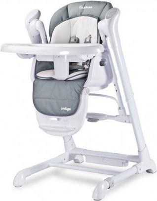 Dětská jídelní židlička 2v1 Caretero Indigo grey, Šedá - obrázek 1