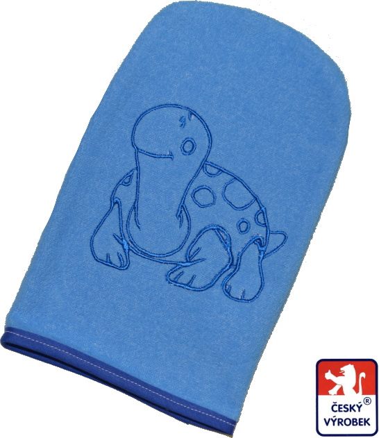 Dětská žíňka, Dětský svět, Luper, modrá se želvičkou - obrázek 1
