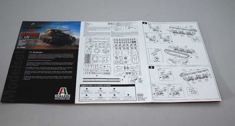 ITALERI Model Set World of Tanks 74002 - Sherman (1:72) - obrázek 4