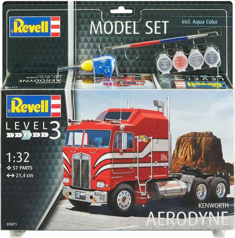 REVELL ModelSet auto 67671 - Kenworth Aerodyne (1:32) - obrázek 3