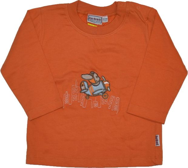 Dětské tričko, Aardvark, oranžové, velikost 80 - obrázek 1