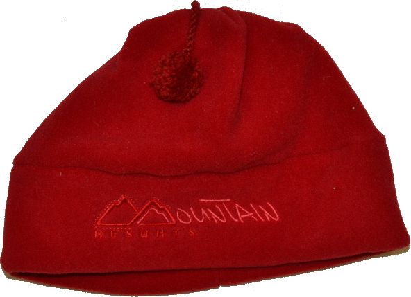 Dětská zimní čepice, Mountan, červená, Výprodej - obrázek 1