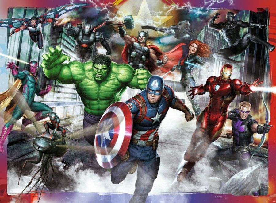 RAVENSBURGER Puzzle Avengers XXL 100 dílků - obrázek 1