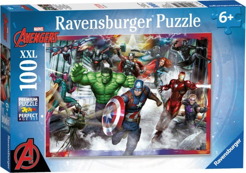 RAVENSBURGER Puzzle Avengers XXL 100 dílků - obrázek 2