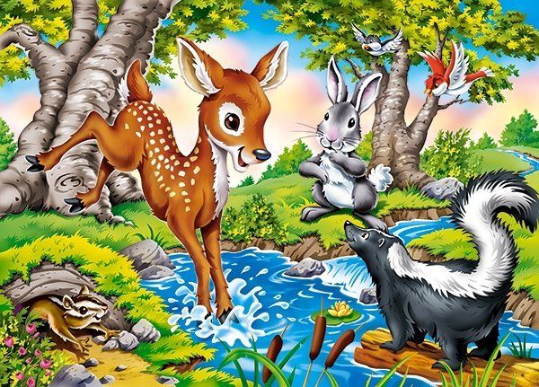 CASTORLAND Puzzle Lesní zvířátka 260 dílků - obrázek 2