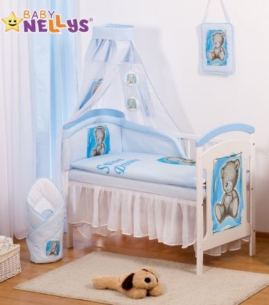 Baby Nellys Šifónová nebesa Sweet Dreams by TEDDY - modré/bílé - obrázek 1