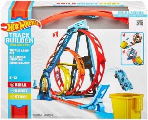Hot Wheels track builder trojitá smyčka - obrázek 1