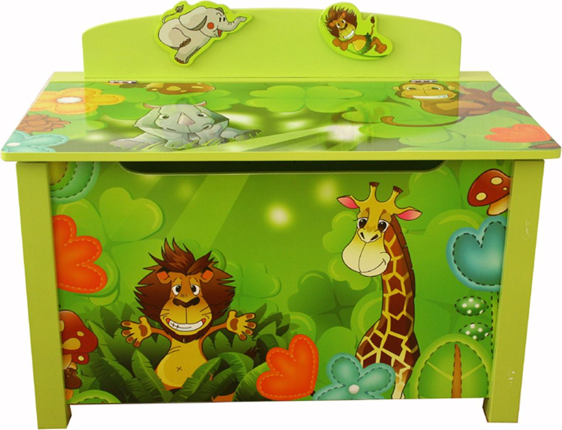 Dětská truhla na hračky Jungle - obrázek 1