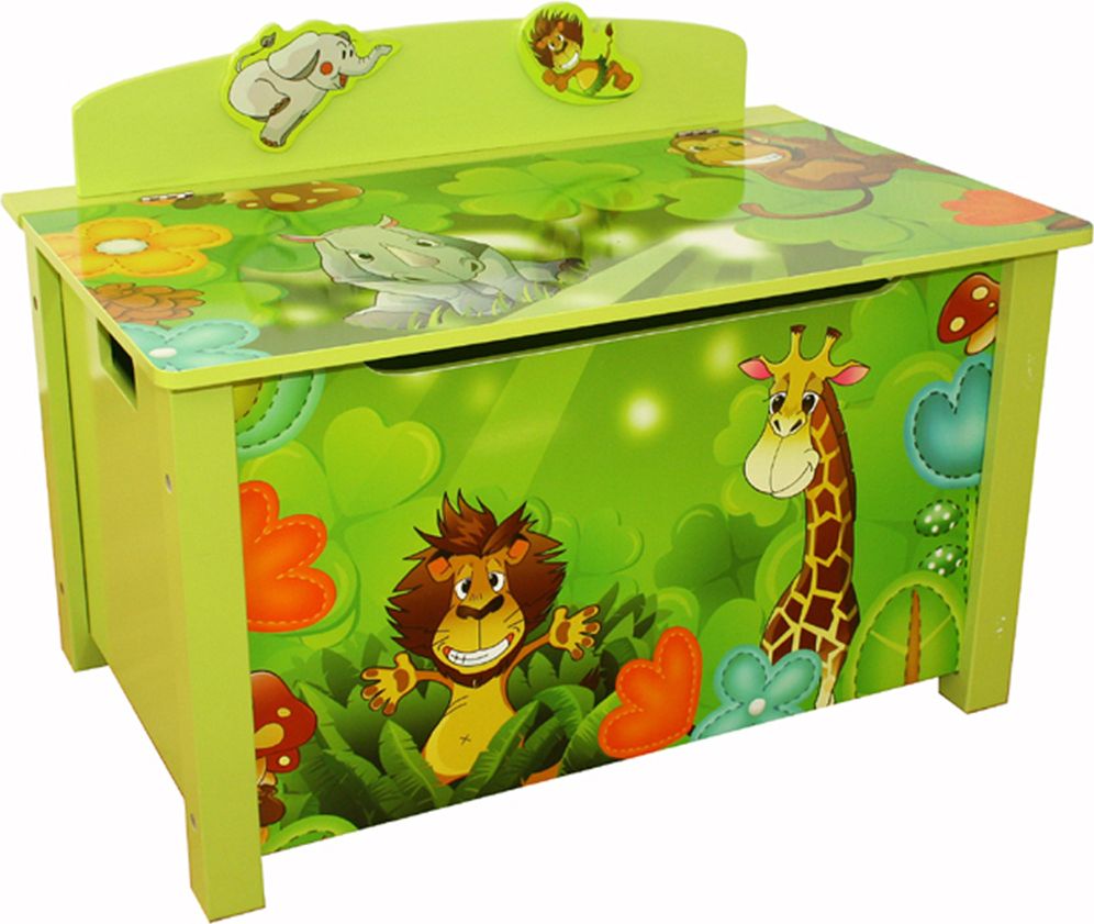 Dětská truhla na hračky Jungle - obrázek 3