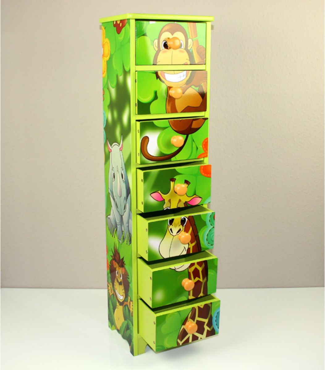 Ourbaby dětská komoda Jungle 7 - obrázek 1