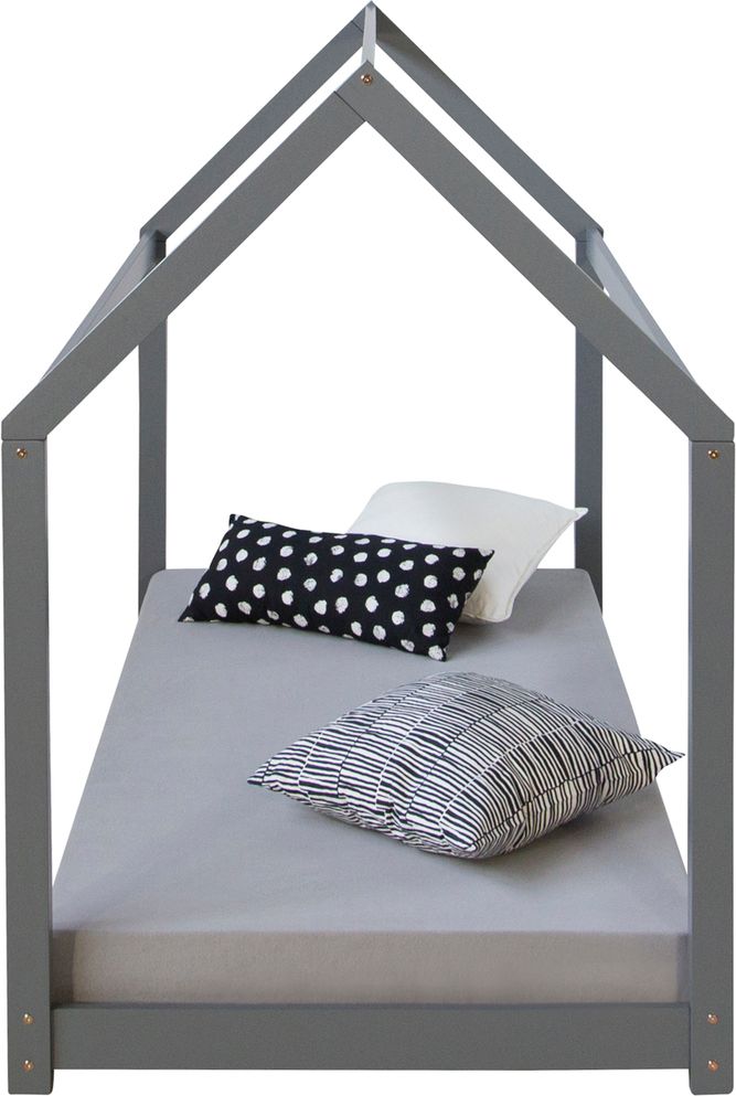 Dětská postel Ourbaby House bed šedá 200x90 cm - obrázek 3