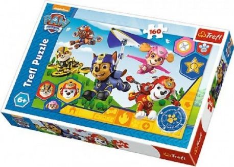 Puzzle Paw Patrol 41x27,5cm 160 dílků v krabici 29x19x4cm - obrázek 1