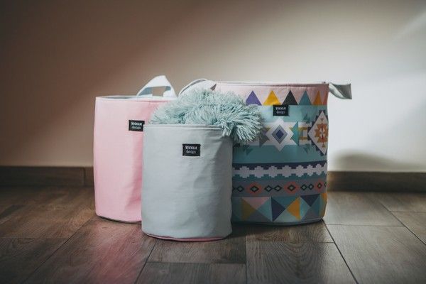 KOŠE NA HRAČKY CUTE TRIBE GIRLY (sada 3 ks) - obrázek 4