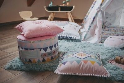 SEDACÍ PUFF CUTE TRIBE GIRLY - obrázek 2