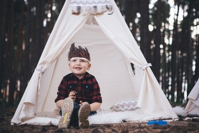 TEEPEE NATURE FOR BOYS MINI - obrázek 1