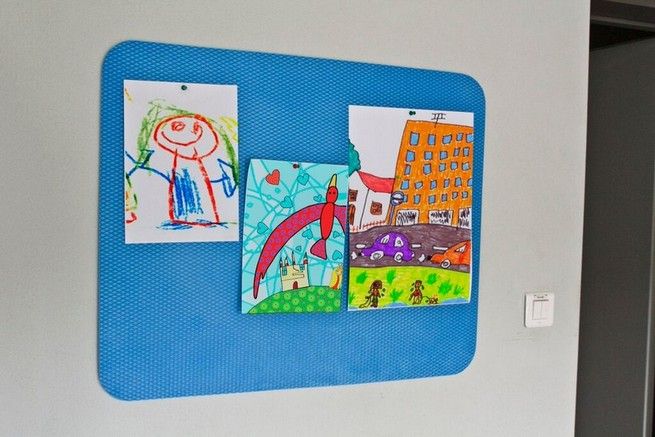 PĚNOVÁ SAMOLEPICÍ NÁSTĚNKA MINI VYLENKA MODRÁ 50 - obrázek 1