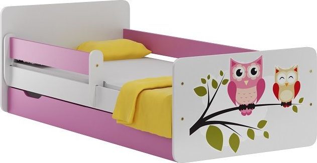 DĚTSKÁ POSTEL LITTLE OWLS 20 90 x 180 cm + MATRACE - obrázek 1