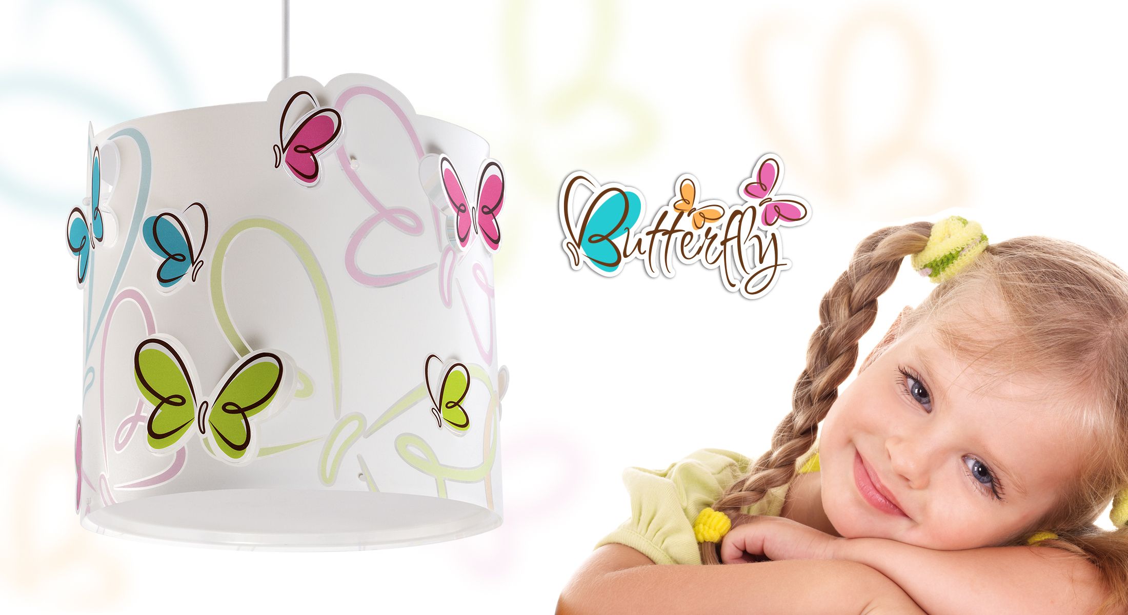 DĚTSKÉ ZÁVĚSNÉ SVÍTIDLO BUTTERFLY - obrázek 4