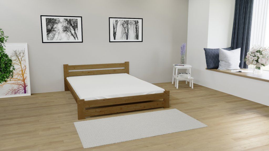 DĚTSKÁ POSTEL VENDY MOŘENÍ DUB 200 x 140 cm - obrázek 2