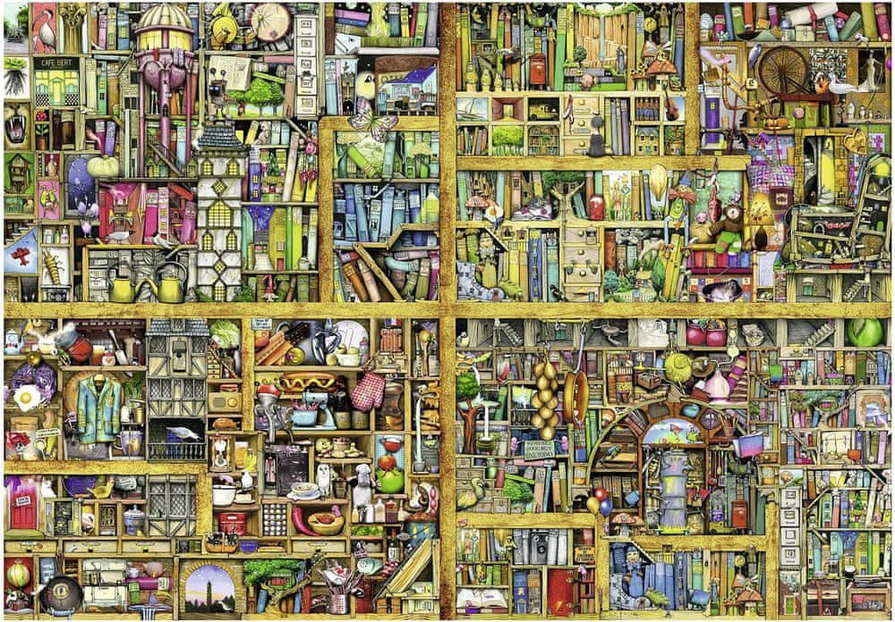 Ravensburger Puzzle 18000 dílků Colin Thompson: Magic library - obrázek 1