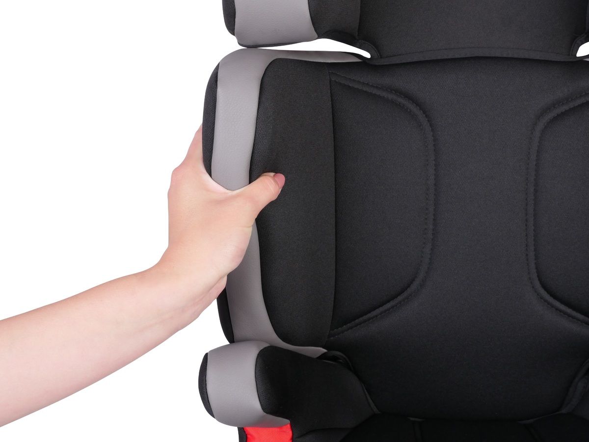 Dětská autosedačka LIONELO Hugo detaily eko-kůže - obrázek 4