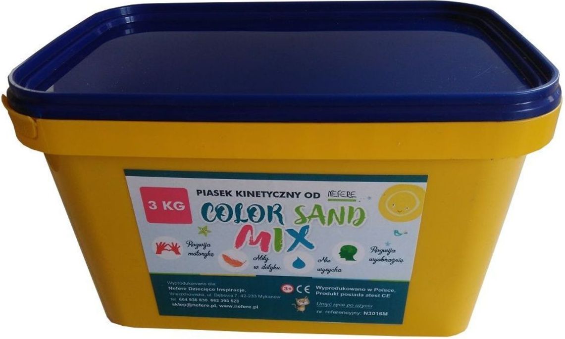 Magický kinetický písek 3 kg - mix - obrázek 6