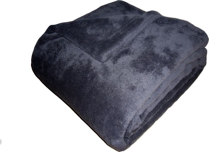 SUPER SOFT DEKA TMAVĚ ŠEDÁ 150 x 100 cm - obrázek 1
