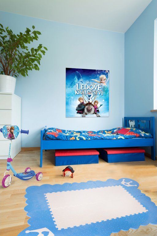 DESIGNOVÝ PUZZLE KOBEREC PRINCESS - MODRÝ - obrázek 1
