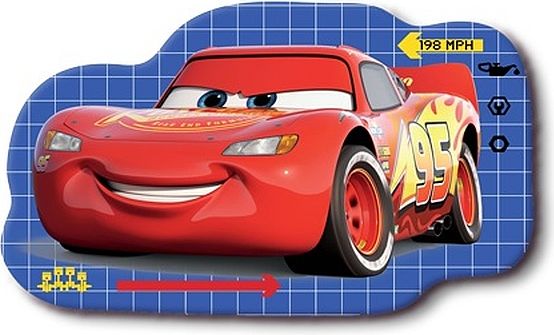 TVAROVANÝ PLNĚNÝ POLŠTÁŘEK CARS - obrázek 1