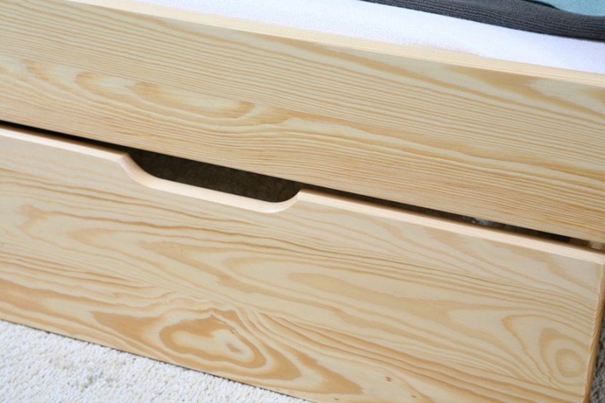 Dětská postel Ourbaby Guardy Natural přírodní 180x80 cm - obrázek 3