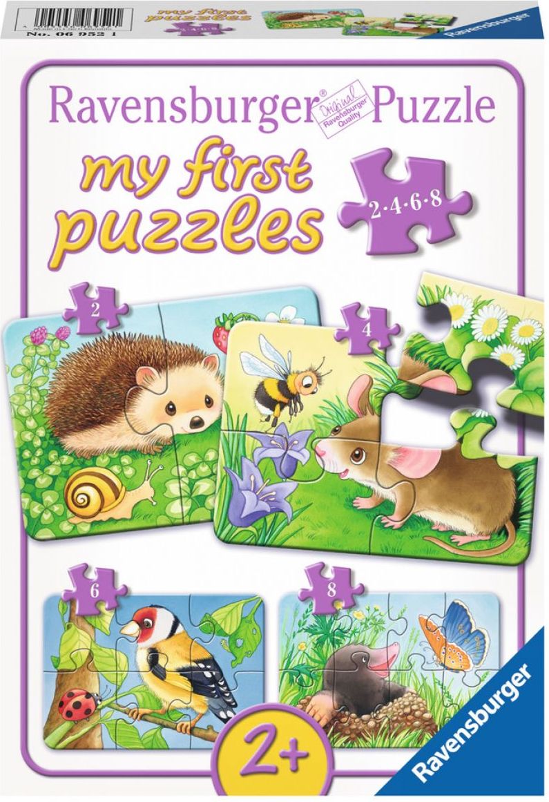 Ravensburger Zvířata v zahradě 2/4/6/8 dílků - obrázek 1