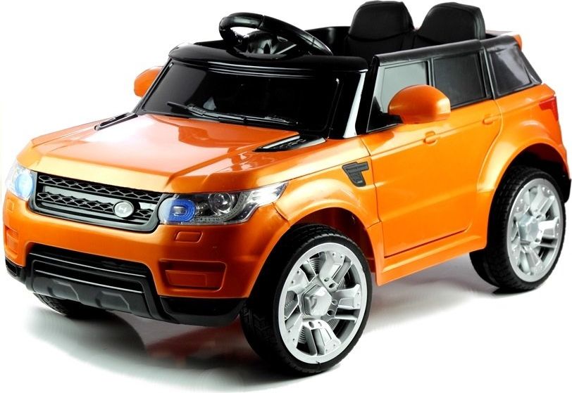 Mamido Elektrické autíčko Land Rapid Racer EVA kola 2 x 45W oranžové L2829 - obrázek 1