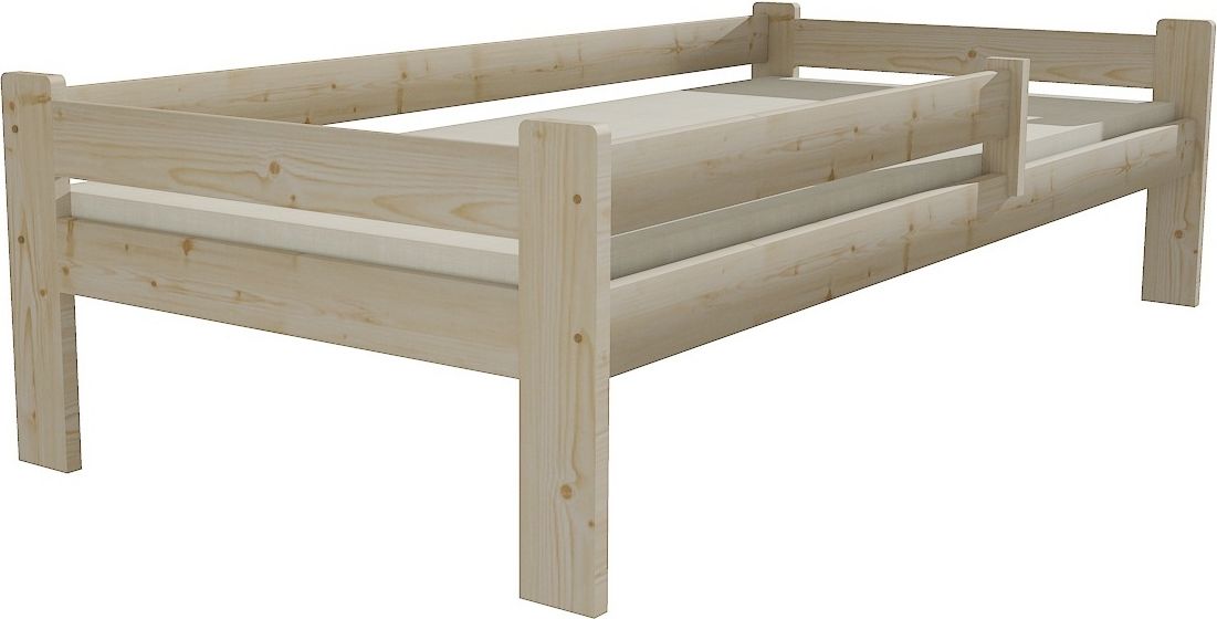 DĚTSKÁ POSTEL ŠÁRKA SUROVÉ DŘEVO 200 x 90 cm - obrázek 1