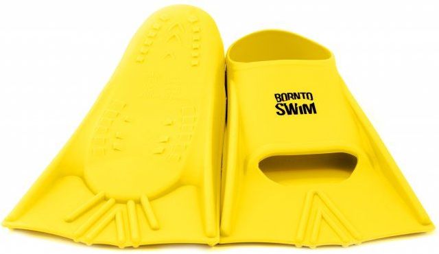 Born To Swim Plavecké silikonové ploutve HAPPY Senior - 44 - 46, žlutá - obrázek 1