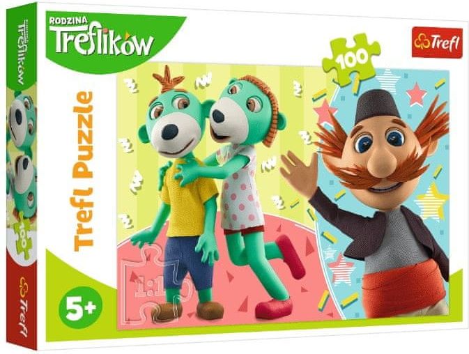 Trefl Puzzle 100 dílků Treflikow - obrázek 1