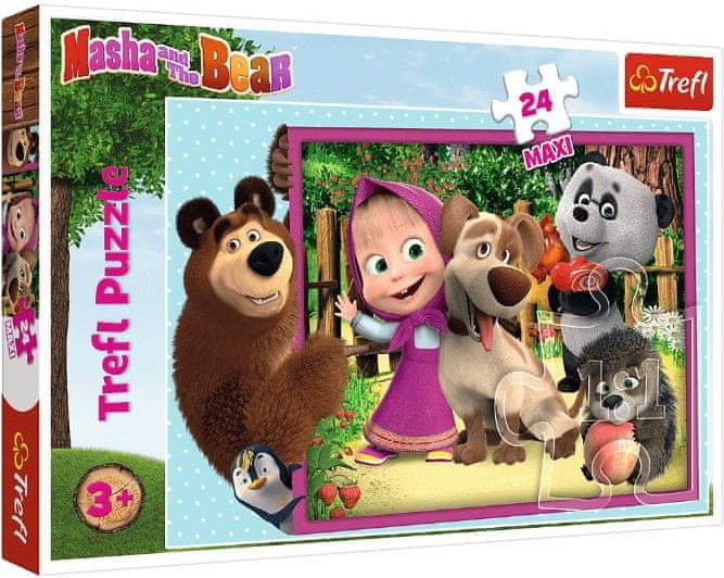 Trefl XXL dílků - Masha & the Bear - obrázek 1