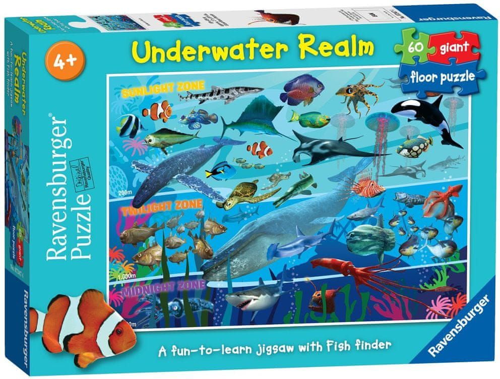 Ravensburger Floor Puzzle - Underwater Realm - obrázek 1