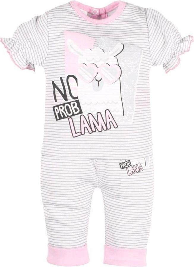 NEW BABY Kojenecké tričko s krátkým rukávem a tepláčky New Baby Lama - Kojenecké tričko s krátkým rukávem a tepláčky New Baby Lama - obrázek 1