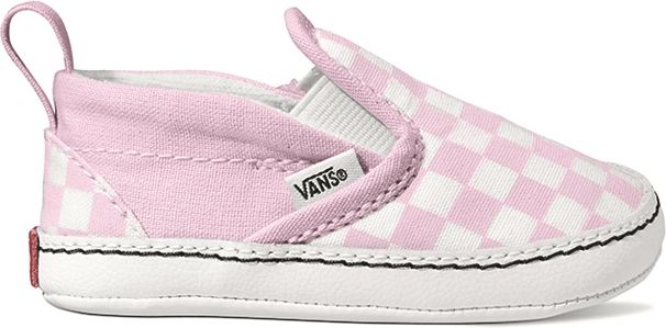 Vans IN Slip-On V Crib (Checkerboard) Lilac snow/True white 18 - obrázek 1