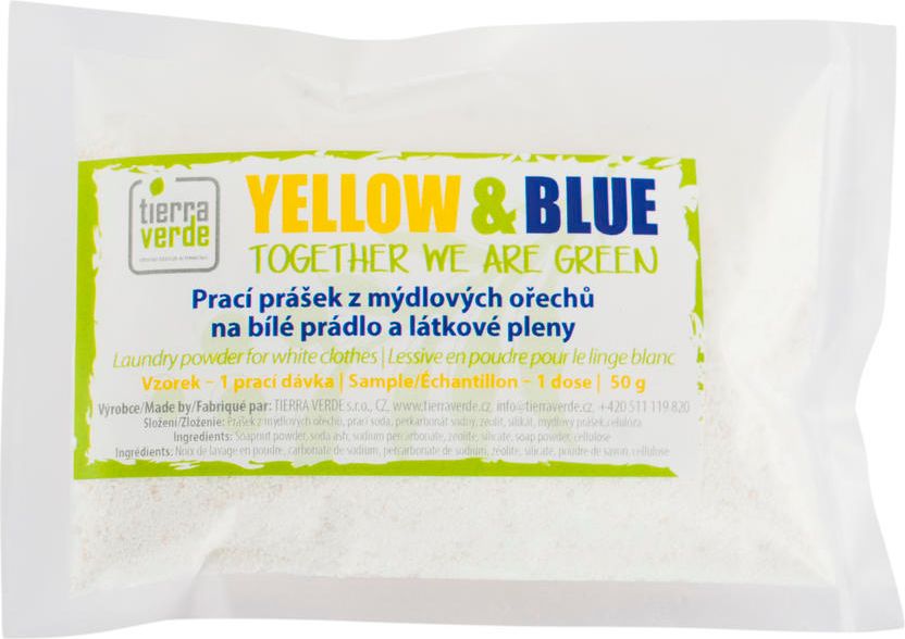 Tierra Verde Prací prášek z mýdlových ořechů na bílé prádlo a látkové pleny Váha: 5 kg - obrázek 3