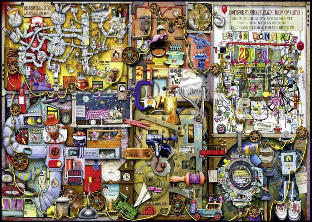 Ravensburger Puzzle 1000 dílků Colin Thompson: The Inventor's Cupboard - obrázek 1