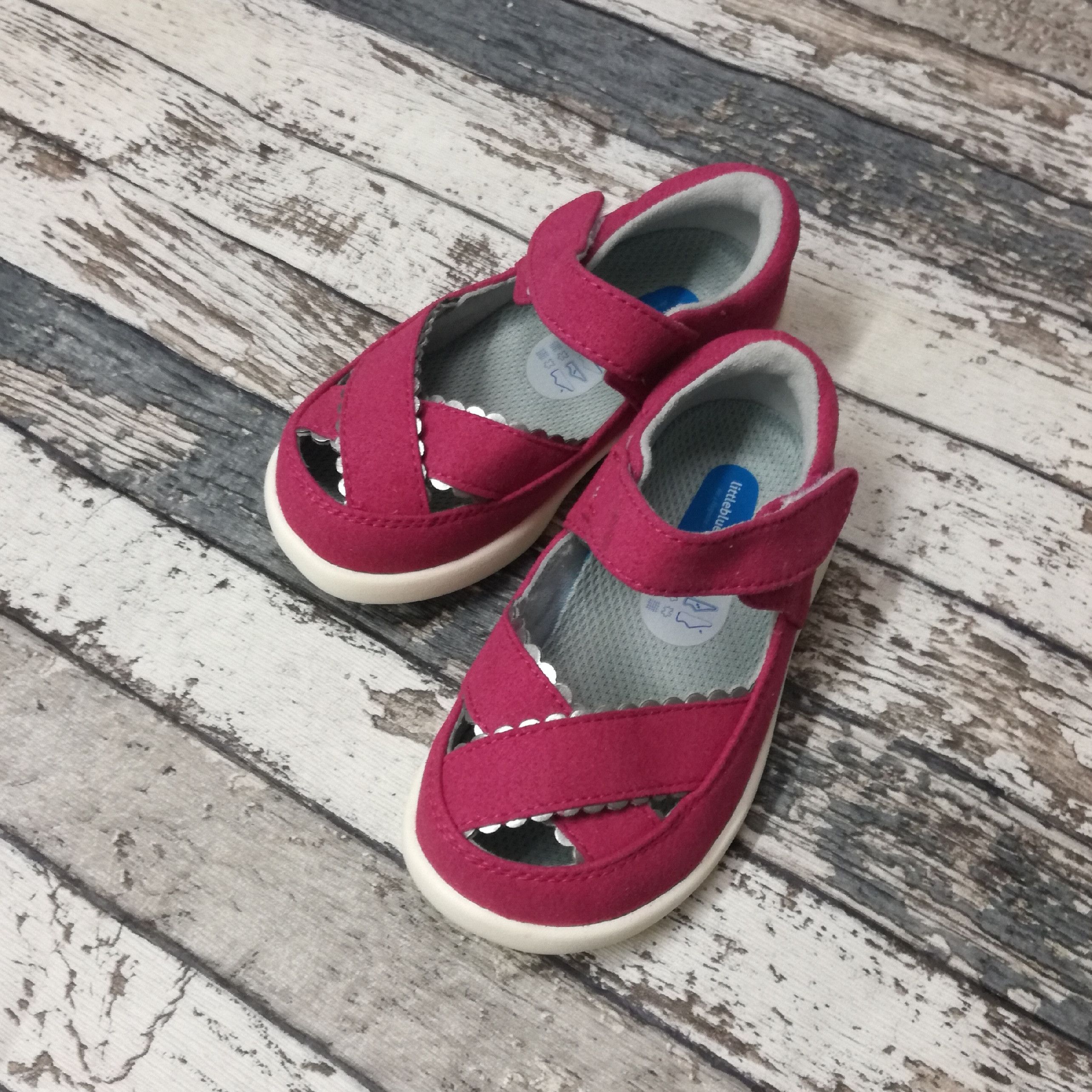 Boty Little blue lamb, Pink girls sandals Velikost:: 23 - obrázek 1