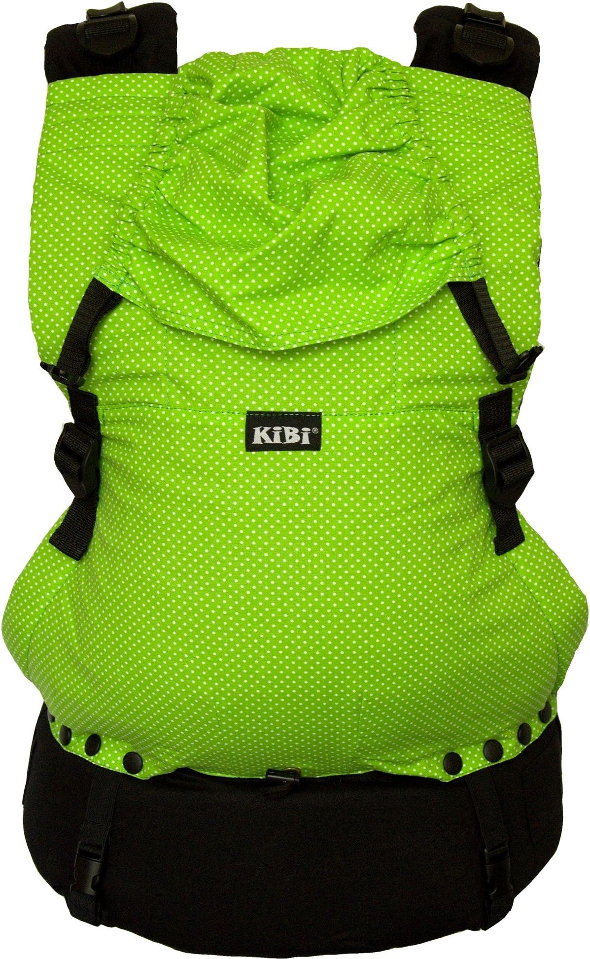 Ergonomické nosítko KiBi EVO, Zelené + chrániče popruhů - obrázek 1
