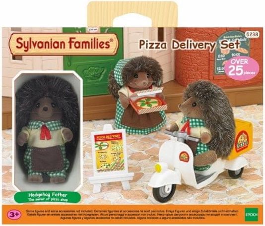 Sylvanian Families Sylvanian Families - Rozvoz pizzy s příslušenstvím a jednou figurkou - obrázek 1