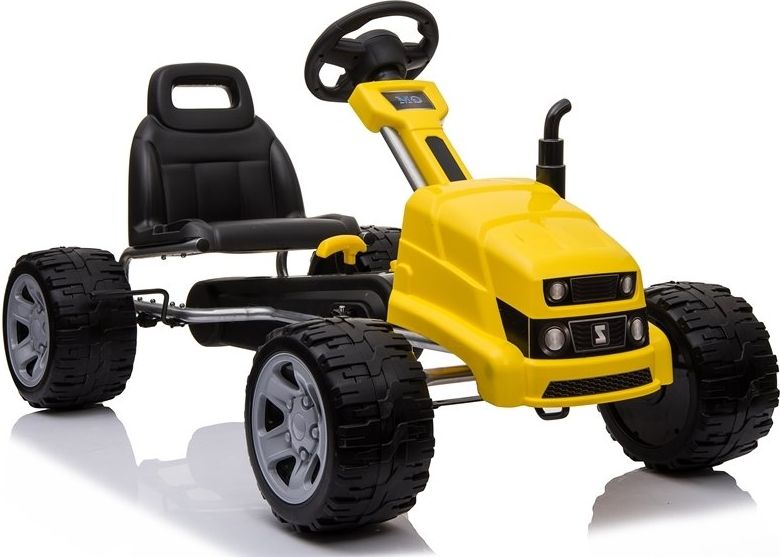 Mamido Šlapací motokára Gokart 1902 žlutá 4164 - obrázek 1