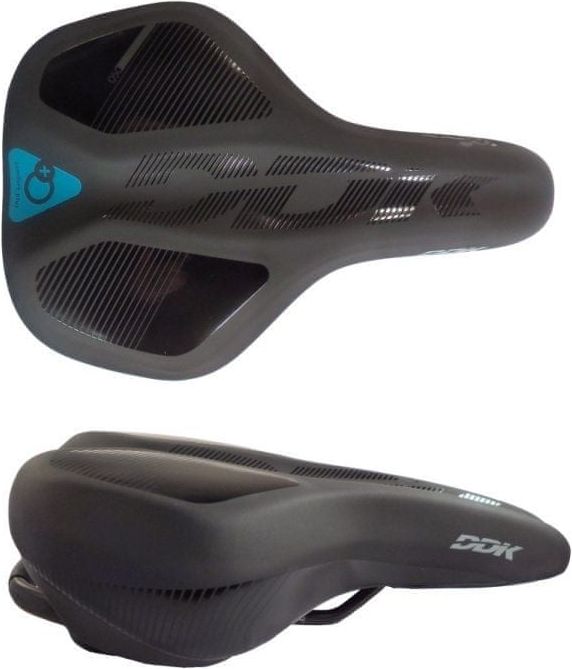 DDK sedlo DD053MFR 270x189mm E-bike Memory černo-modré - obrázek 1
