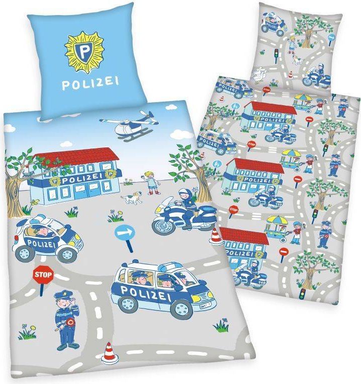 POVLEČENÍ DO VELKÉ POSTELE POLICIE - obrázek 1