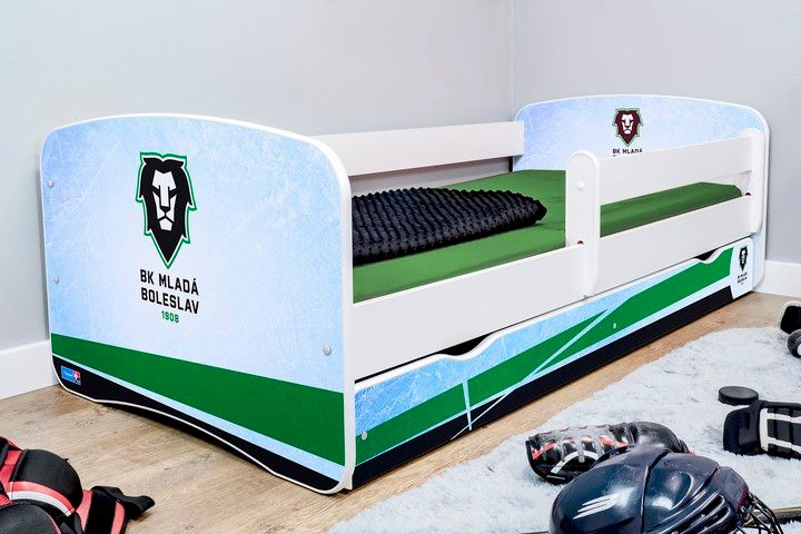 DĚTSKÁ HOKEJOVÁ POSTEL - BK MLADÁ BOLESLAV - obrázek 1